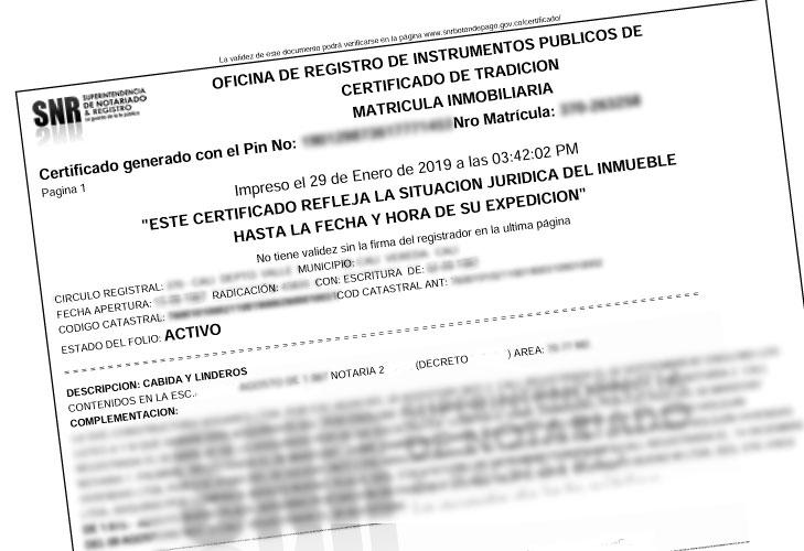 Image ¿Por qué sacar el certificado de tradición y libertad?
